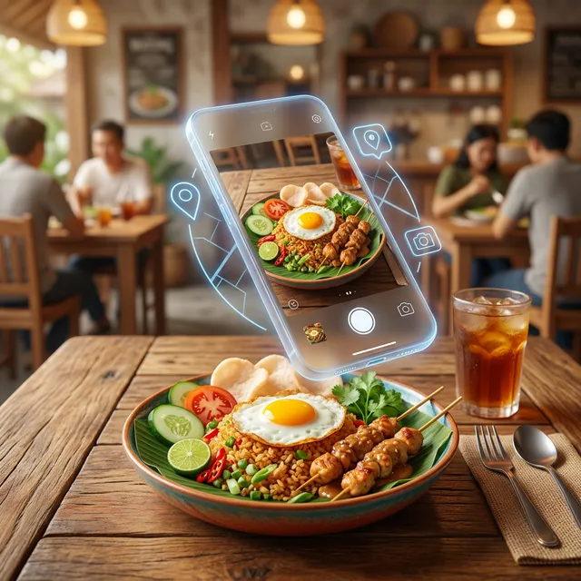 Ilustrasi Kualitas Foto Warung